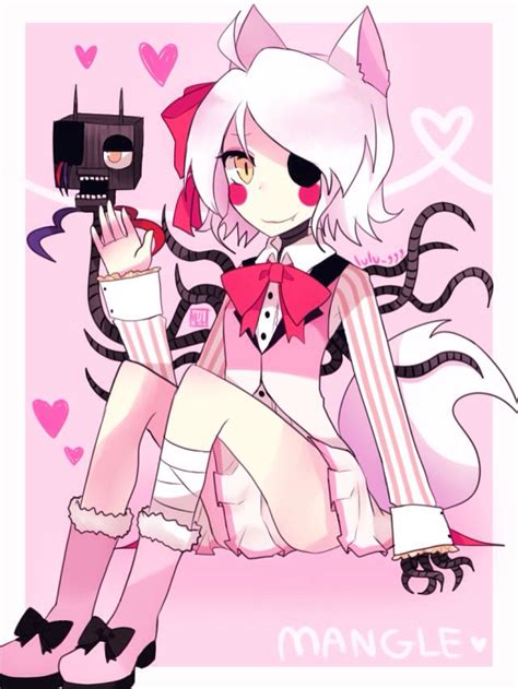 Mangle Anime Fnaf Fnaf Drawings Fnaf