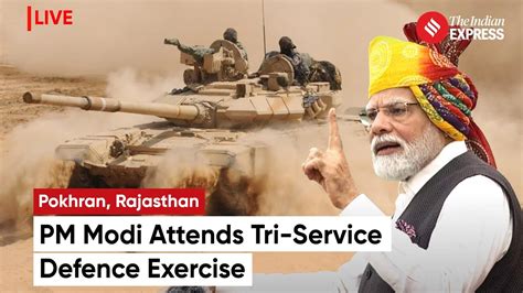 PM Modi Attends Exercise Bharat Shakti In Pokhran Rajasthan Lok