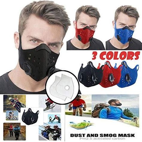 Flyalone Dust Masks Reusable Respirators Face Masks For Allergies Woodworking Running Sanding