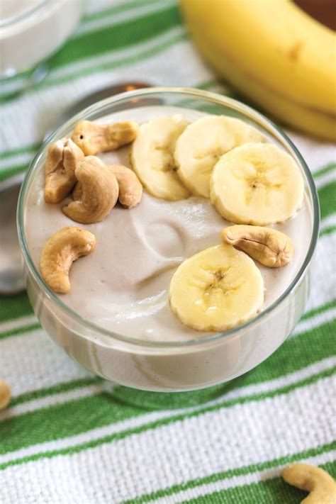 Instant Banana Cashew Yogurt Recipe Dairy Free Soy Free Vegan Raw