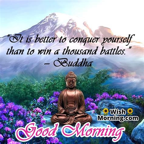 Good Morning Lord Buddha Quotes Images Morning Greetings Morning