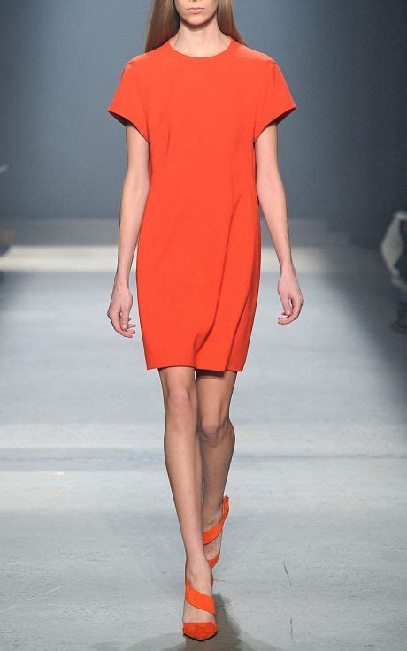 Narciso Rodriguez Fall Winter Trunkshow Moda Operandi Orange