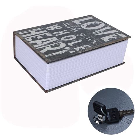 Rkxzt Simulation Dictionary Book Money Box, Combination Lock Box, Home