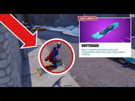 Fortnite Drift Board Leaked Footage Youtube