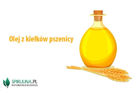 Olej z kiełków pszenicy algi Spirulina i Chlorella