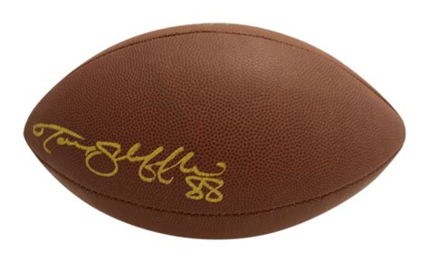 Tony Scheffler Autographed Denver Broncos Super Grip Football Beckett ...