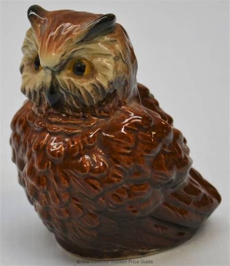 Vintage West German Goebel China Owl Figurine Marked Approx