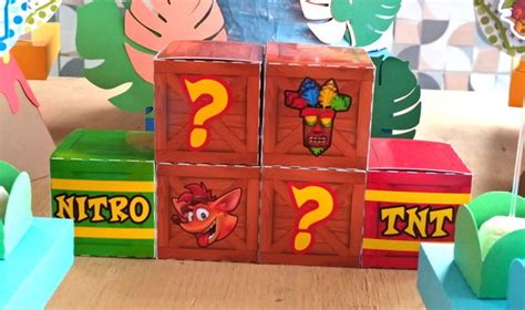 Caixa Tnt Crash Bandicoot Produtos Personalizados No Elo7