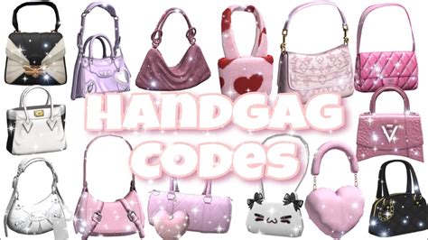 Aesthetic Handbags Codes Roblox For Berry Avenue Bloxburg And Brookhaven Bags Codes Youtube