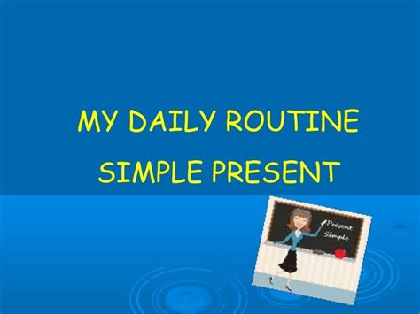 Daily Routine Ppt
