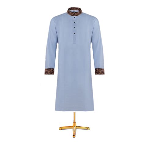 Cotton Panjabi For Men Sky Blue C00310