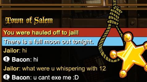 Jailor You Can T Exe Me D Town Of Salem Ranked Sheriff Youtube