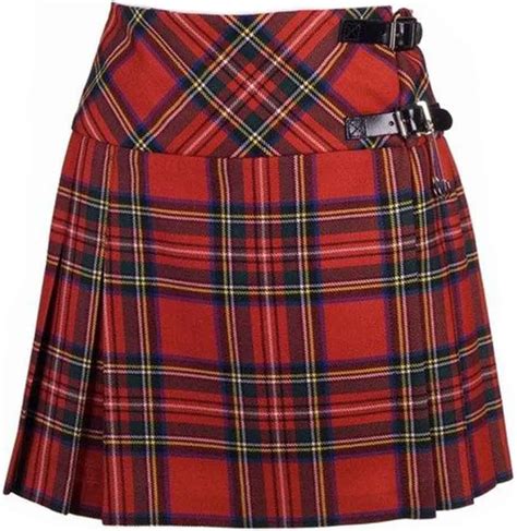 The Scotland Kilt Company Ladies Tartan Scottish Mini Billie Kilt Mod Skirt Royal