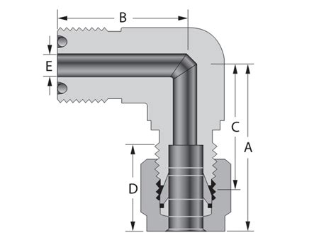 Item DOBLD 8 8T DK LOK Tube Fitting Elbow On DK LOK USA