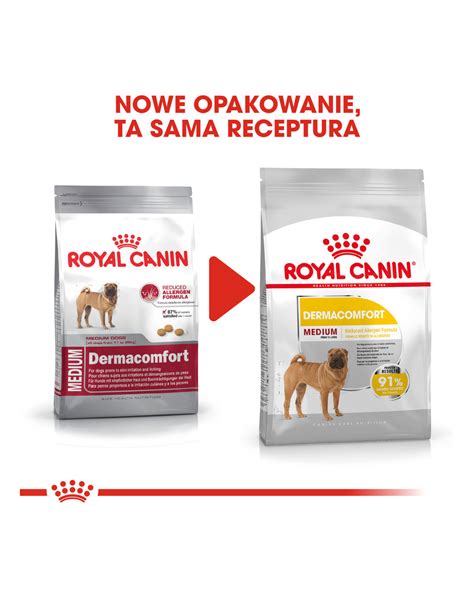 Royal Canin Medium Dermacomfort Kg Dla Ps W Doros Ych Fera Pl