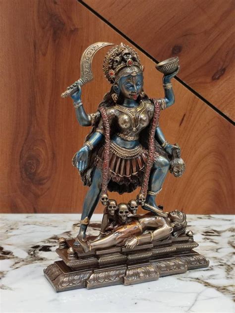 Kali Statue / 8 Inches Kalika Statue / Mahakali / Hindu Goddess ...