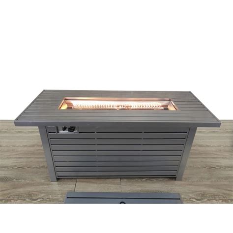 Dropship Living Source International 24 H X 54 W Steel Outdoor Fire