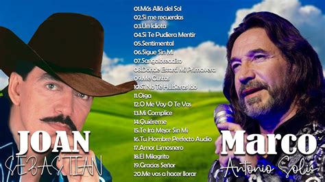 JOAN SEBASTIAN Y MARCO ANTONIO SOLIS 20 GRANDES EXITOS JOAN