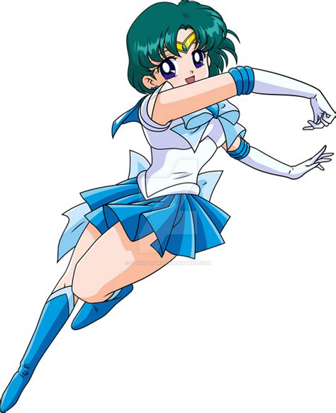 Sailor Mercury Vector By Flavio Ruru On Deviantart