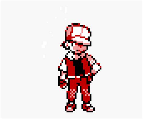 Pokemon Trainer Red Sprite Hd Png Download Kindpng