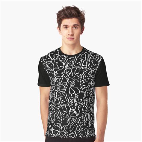 Call Me By Your Name Elios Shirt Faces In White Outlines On Black Cmbyn Essential T Shirt For