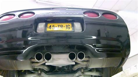 Chevrolet Corvette C5 Z06 Exhaust Cutouts Youtube