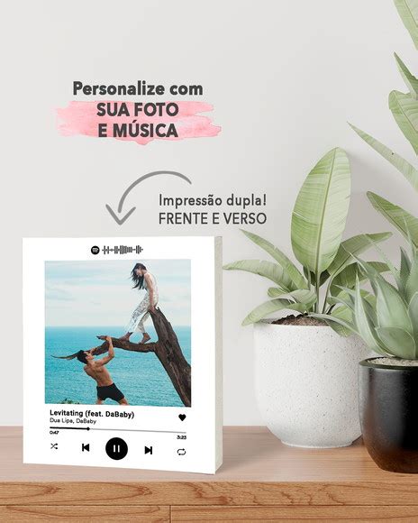 Polaroid De Mesa Interativa Codigo Spotify Qr Code Elo