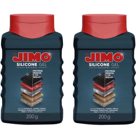 2 Un Silicone Gel Bisn Jimo Tradicional 200g Pretinho Para Pneu