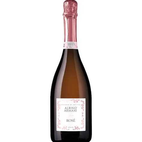 Vino Spumante Rosé Extra Dry Albino Armani Enoteca Baccoperbacco