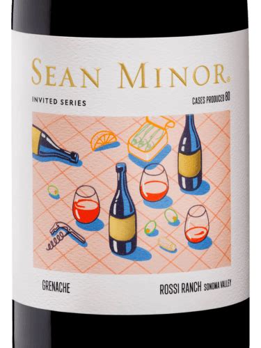 Sean Minor Invited Series Rossi Ranch Grenache Vivino Brasil