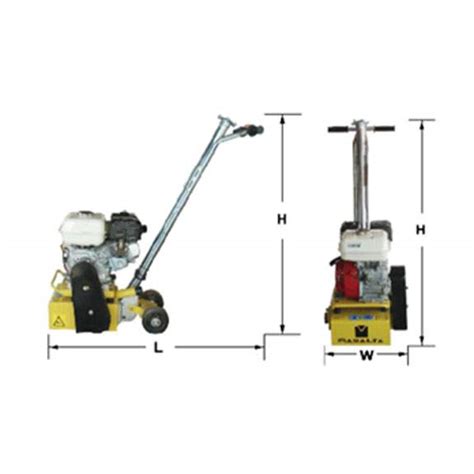 Concrete Scarifier Planer 8 Inch 200mm Petrol Handy Hire WA