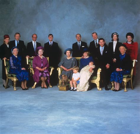 Prince Harry With Members of His Family After His Christening | Prince ...