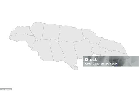 Blank Political Map Of Jamaica - Desiri Gwendolin