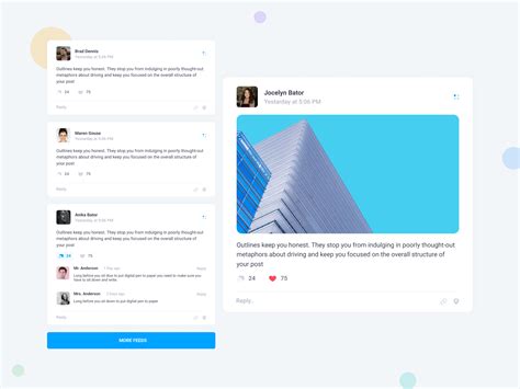 Social Media Widget By Shahzaib Yaqub On Dribbble