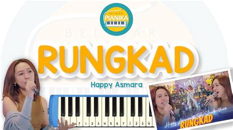 Notasi Lagu Rungkad Happy Asmara Belajar Pianika Youtube