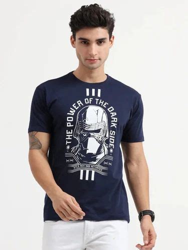 Cotton Mens Round Neck Printed T Shirt At Rs 120 In Konnagar Id