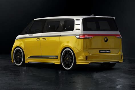 Vw Id Buzz Shows Sporty Side With Irmschers Bodykit And Wheels