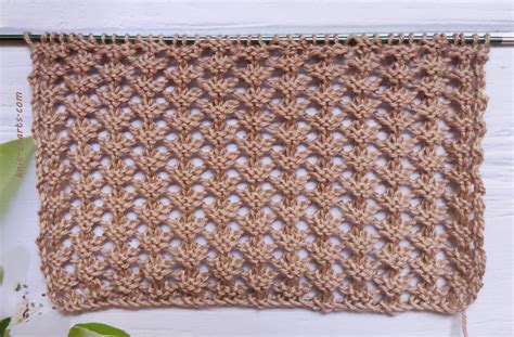 Free Knitting Patterns Mesh Stitch Knitting Pattern