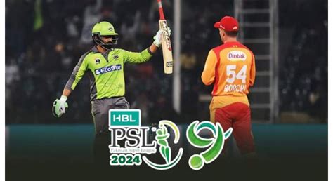 Psl 2024 Match 01 Lahore Qalandars Vs Islamabad United Live Score