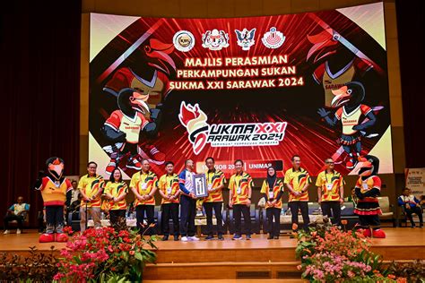 MAJLIS PERASMIAN PERKAMPUNGAN SUKMA XXI SARAWAK 2024 Majlis Sukan