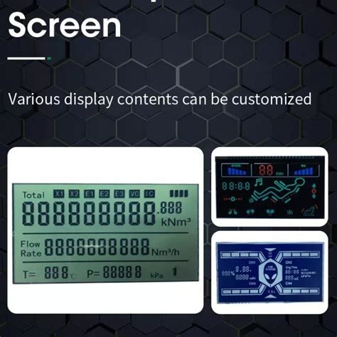 Customize Monochrome Square Screen Tn Htn Stn Va Segment Lcd Module