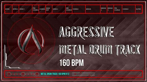 Aggressive Metal Drum Track 160 Bpm Preset 3 0 Hq Hd Youtube