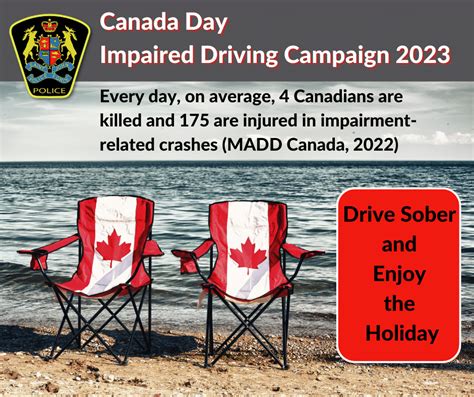 Canada Day Impaired Driving Campaign Saint John Police Force