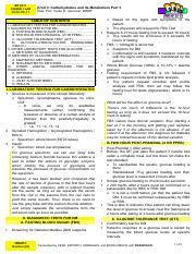 3AMT MT 6317 LEC Unit 3 Carbohydrates And Its Metabolism Part 3 Pdf