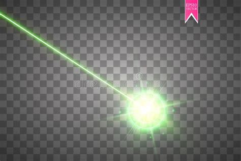 À Rayon Laser Vert Abstrait Faisceau De Degré De Sécurité De Laser D