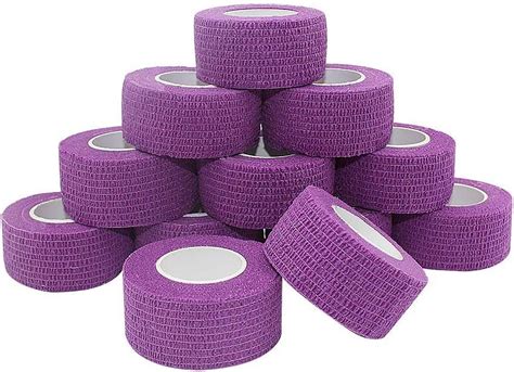 Vet Wrap Medical Tape For Skin Bandage Tape Vet Tape 1 Inch X 12 Pack