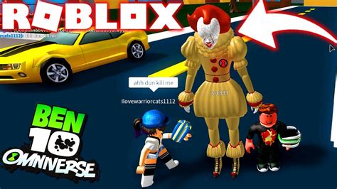 Roblox Ben 10 Pennywise It A Coisa O Novo Alien Do Omnitrix