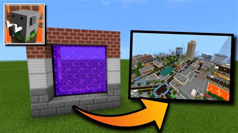 How To Make A Portal To City Dimension In Craftsman Building Craft Youtube