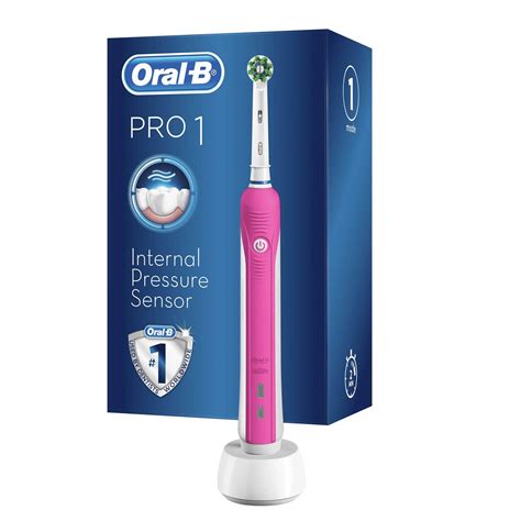 Oral B Pro 1 600 Electric Toothbrush - Pink - lookfantastic