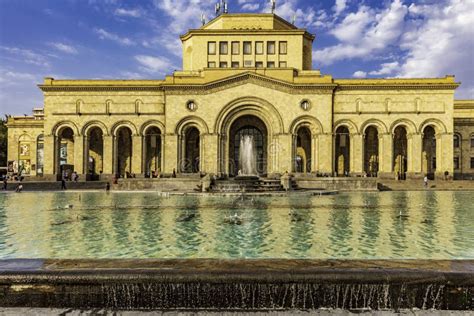 History Museum Republic Square Yerevan Armenia Landmark Editorial ...